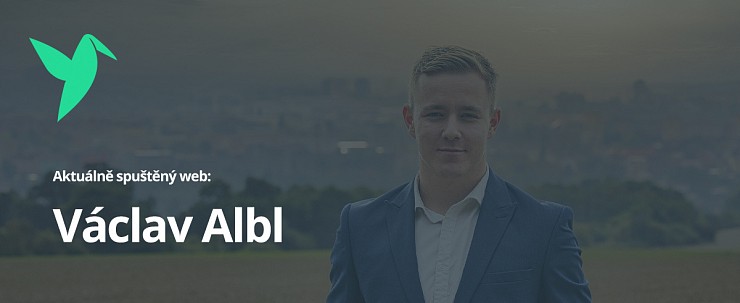 Aktuálně spuštěný web: Václav Albl